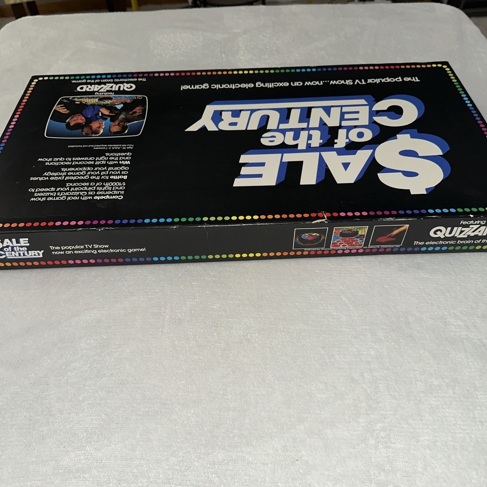 Vintage Sale Of‎ The Century Electronic Game 1986 Complete Unused Open Box - Picture 12 of 13